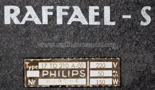 Raffael-S 17TD210A /00; Philips Radios - (ID = 2229823) Télévision