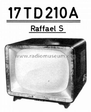Raffael-S 17TD210A /00; Philips Radios - (ID = 1887361) Television