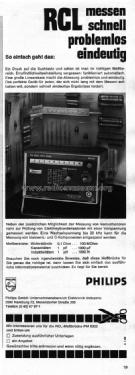 RCL Bridge PM6302; Philips Radios - (ID = 1219603) Equipment