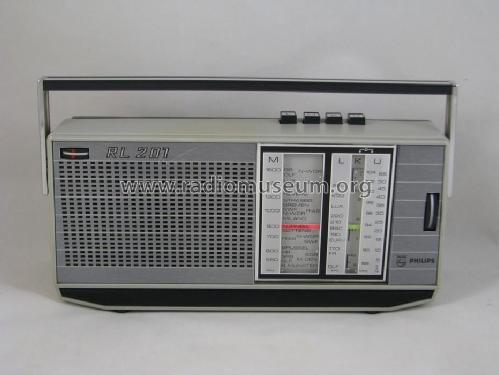 RL201 12RL201 /02B; Philips Radios - (ID = 1726999) Radio