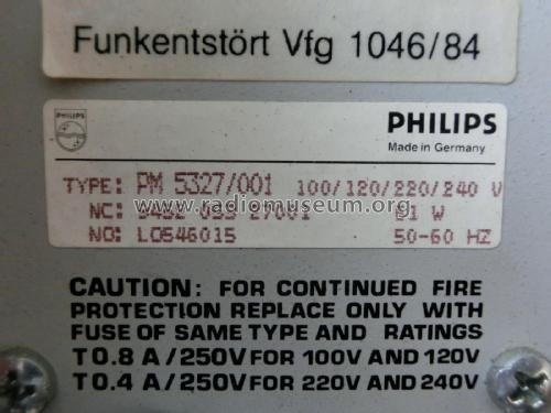 RF Generator 100 kHz - 180 MHz PM5327 /00 /02 /04 /06 /50 /52 /54 /56; Philips Radios - (ID = 2166678) Equipment