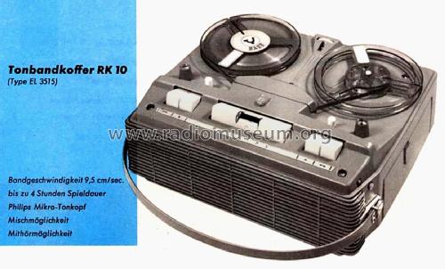 RK10 EL3515D /22a; Philips Radios - (ID = 2856718) Sonido-V