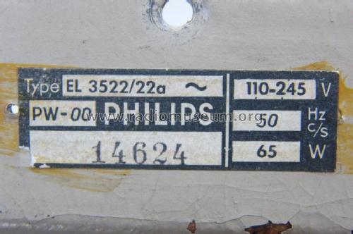 RK40 EL3522/22a; Philips Radios - (ID = 1167131) R-Player