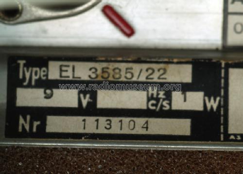 RK5 EL3585 /22; Philips Radios - (ID = 477104) R-Player
