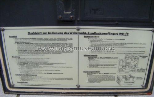 Wehrmacht-Rundfunkempfänger 'Rudi' WR1/P; Militär verschiedene (ID = 1244966) Mil Re