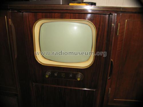 Rundfunk-Fernsehkomb.-Truhe RTD1734A; Philips Radios - (ID = 385161) TV-Radio