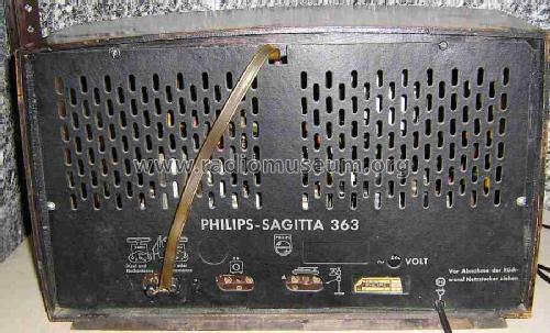 Sagitta 363 BD363A; Philips Radios - (ID = 461780) Radio