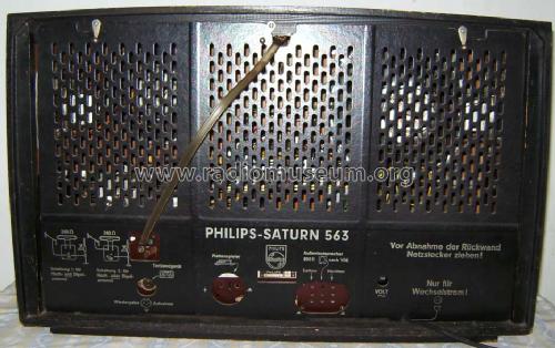 Saturn 563 BD563A; Philips Radios - (ID = 1130489) Radio