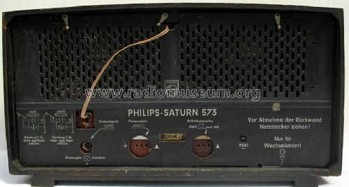 Saturn 573 BD573A; Philips Radios - (ID = 1463566) Radio