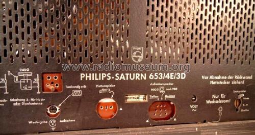 Saturn 653/4E/3D BD653A; Philips Radios - (ID = 39935) Radio