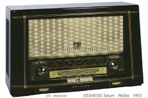 Saturn 653/4E/3D BD653A; Philips Radios - (ID = 672) Radio