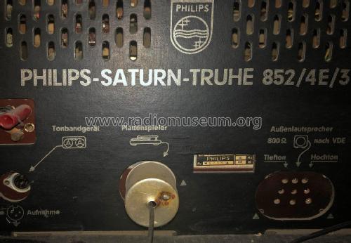 Saturn 852/4E/3D FD852A; Philips Radios - (ID = 2806707) Radio