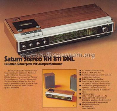 Saturn Stereo RH811 DNL 22RH811; Philips Radios - (ID = 2126552) Radio