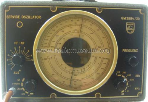 Service Oszillator GM2884/20; Philips Radios - (ID = 1064259) Equipment