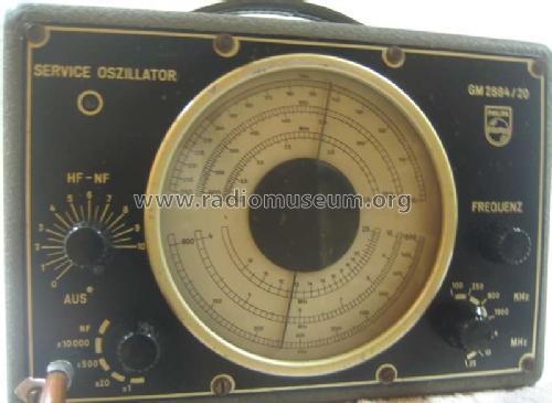 Service Oszillator GM2884/20; Philips Radios - (ID = 1064261) Equipment