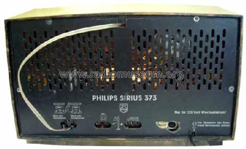 Sirius 373 BD373A; Philips Radios - (ID = 1035144) Radio