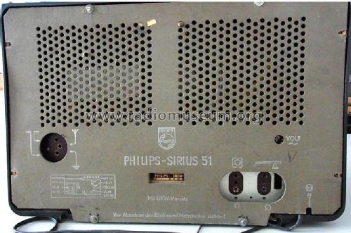 Sirius 51 BD410A-22; Philips Radios - (ID = 2037417) Radio