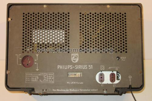 Sirius 51 BD410A-22; Philips Radios - (ID = 2079951) Radio