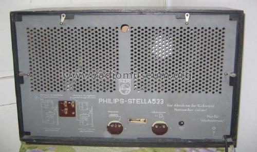 Stella 533 BD533A; Philips Radios - (ID = 89611) Radio