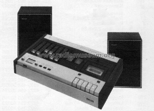 Stereo-Cassetten-Recorder N2407 /00 /15 /16 /19; Philips - Österreich (ID = 102132) R-Player