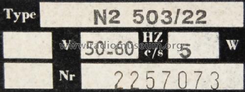 Stereo-Cassetten-Recorder N2503/22; Philips Radios - (ID = 606119) Enrég.-R