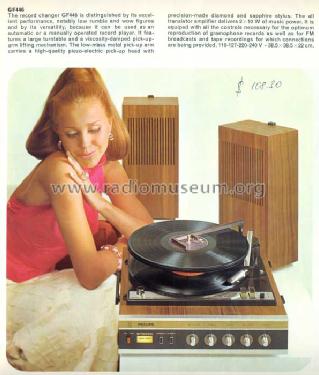 Stereo-Electrophon 22 GF446; Philips Radios - (ID = 212785) Enrég.-R