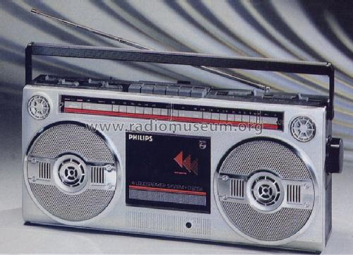 Stereo-Radio-Recorder D8054; Philips Radios - (ID = 964423) Radio