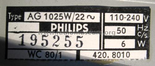 Plattenwechsler-Koffer Ch= AG1025W/22; Philips Radios - (ID = 830943) Reg-Riprod
