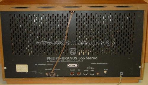 Uranus 533 Stereo B5D33A; Philips Radios - (ID = 182169) Radio