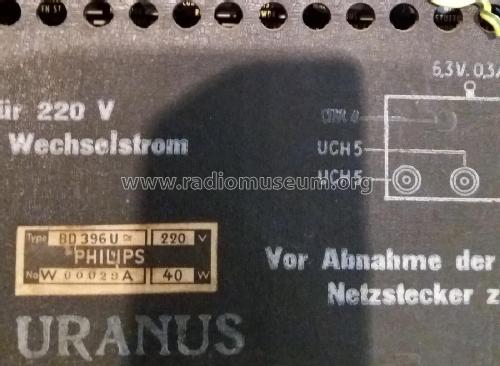 Uranus BD396U/A2 ; Philips Radios - (ID = 2402369) Radio