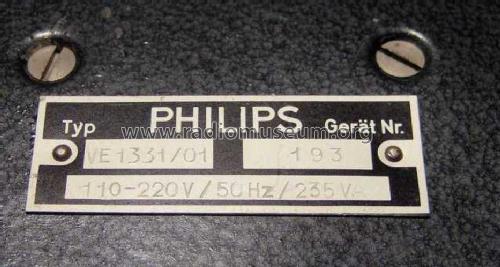 VE1331/01; Philips Radios - (ID = 735299) Ampl/Mixer