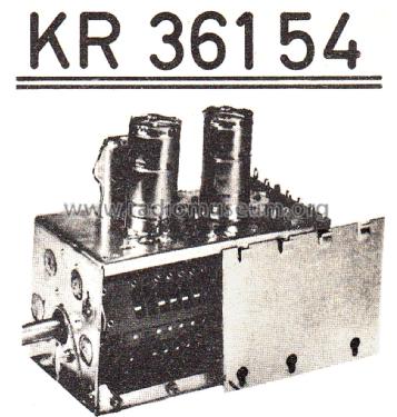 VHF Kanalwähler - VHF Channel Selector KR 361 54; Philips Radios - (ID = 2839846) mod-past25