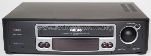 Video Cassette Recorder VR678 /02; Philips Hungary, (ID = 1627325) Reg-Riprod