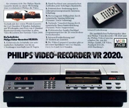 Video Recorder VR2020; Philips - Österreich (ID = 2062228) R-Player