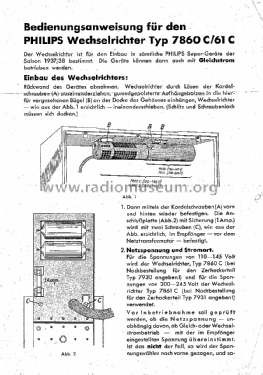 Wechselrichter / Zerhacker 7860c/7861c; Philips Radios - (ID = 2380924) Power-S