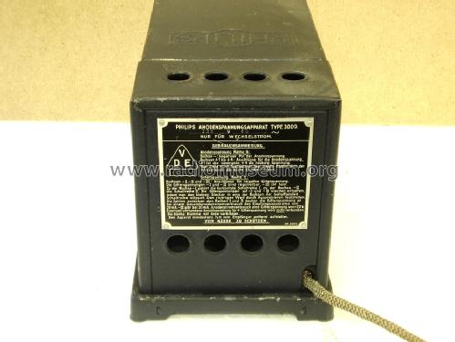 Wechselstrom-Netzanode 3009; Philips Radios - (ID = 318539) Fuente-Al