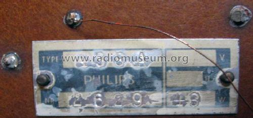 438A; Philips S.A.R. (ID = 811876) Radio