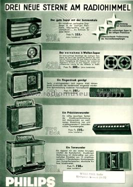 320A, 320A-16; Philips - Schweiz (ID = 1402233) Radio