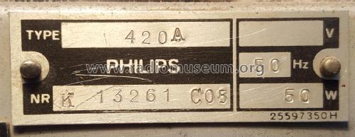 420A, 420A-16; Philips - Schweiz (ID = 2853329) Radio