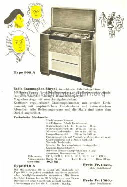 910A; Philips - Schweiz (ID = 1048836) Radio