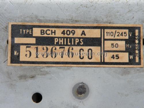 BCH409A; Philips - Schweiz (ID = 2142842) Radio