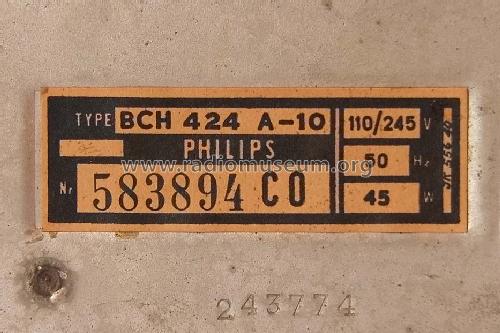 BCH424A-10; Philips - Schweiz (ID = 360796) Radio