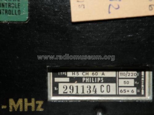 H5CH60A; Philips - Schweiz (ID = 2405405) Radio