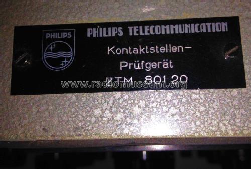 Kontaktstellen-Prüfgerät ZTM 80120; Philips - Schweiz (ID = 1842551) Equipment