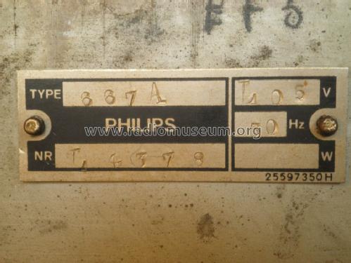 667A; Philips Belgium (ID = 1418493) Radio