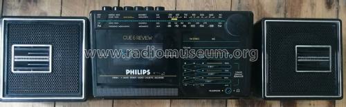 Cubic Compo AM-FM Stereo Radio Cassette Recorder D8264 /00 /02 /05; Philips, Singapore (ID = 2583135) Radio