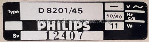 Spatial Stereo 3 Band AM-FM Radio Cassette Recorder D8201 /45; Philips, Singapore (ID = 3180168) Radio