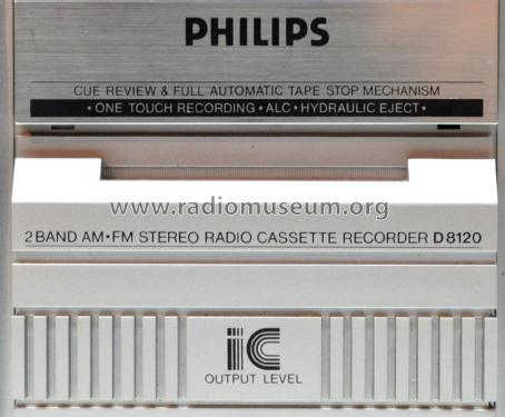 Stereo Radio Cassette Recorder D8120 /02; Philips, Singapore (ID = 2052875) Radio