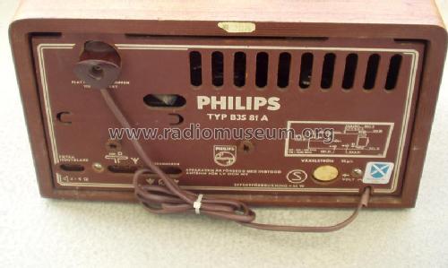 B3S81A; Philips, Svenska AB, (ID = 973968) Radio