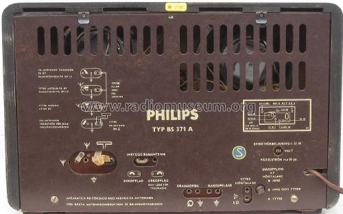 BS371A; Philips, Svenska AB, (ID = 748837) Radio